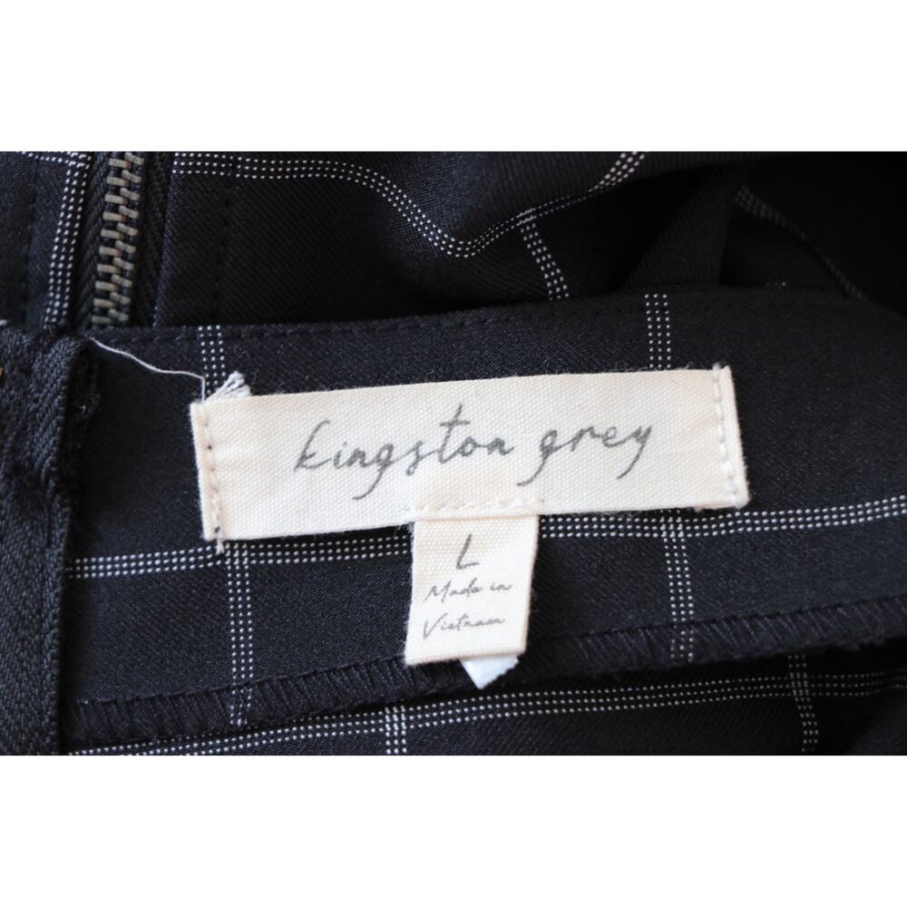 Kingston Grey Large Black Plaid Dress - Picture 4 of 7